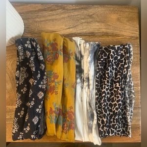 Bundle of four “natural life” boho bandeaus